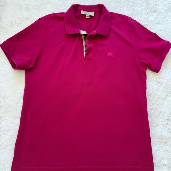 Burberry men polo Tshirt size L Retail 195$ - Picture 1 of 8